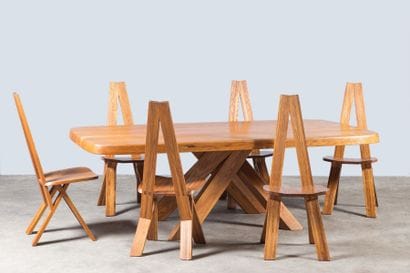 Pierre CHAPO Ensemble comprenant une table...