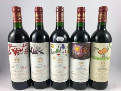 Verticale Château Mouton Rothschild, 1934,...