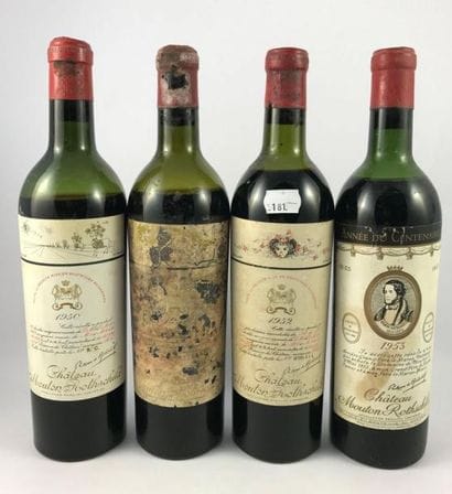 Verticale Château Mouton Rothschild, 1934,...
