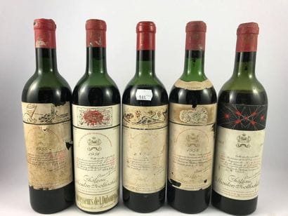 Verticale Château Mouton Rothschild, 1934,...