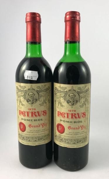 Petrus 1978 - Pomerol - 2 btls
