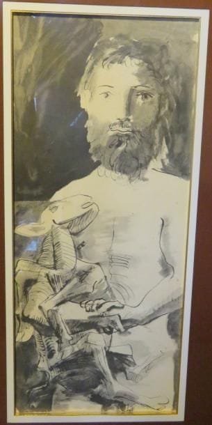 PICASSO Pablo, d'après Homme à la chèvre...
