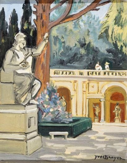 BRAYER Yves, 1907-1990 Loggia, villa Médicis,...