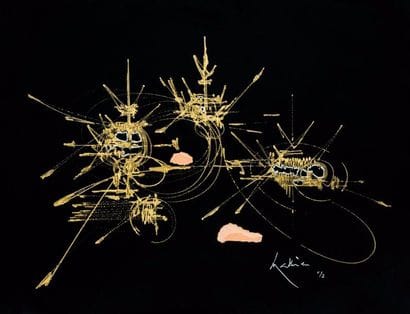 MATHIEU Georges, 1921-2012 Composition, 1972...