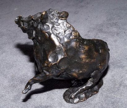 DAVID José Maria, 1944-2015 Sanglier bronze...