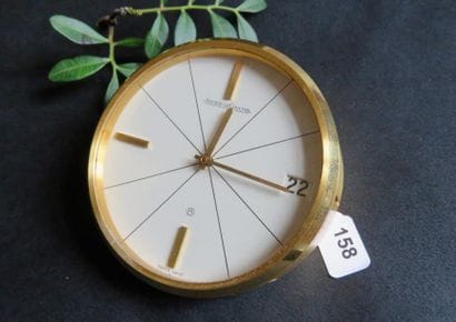 JAEGER-LECOULTRE - Vers 1960 Pendulette ronde...