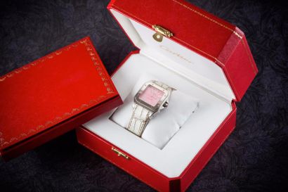 CARTIER Santos 100 - Vers 2009 Montre carrée,...
