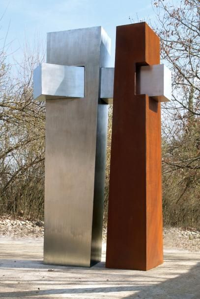 Jean SUZANNE
«Inclusion cristalline 6» 2009.
Acier...