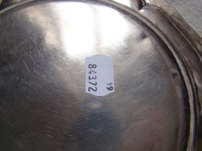 REIMS
Assiette en argent.
Modèle circulaire...
