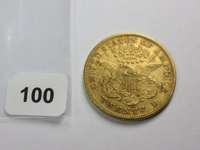 Monnaie or - USA - 20 Dollars Liberty 1876...