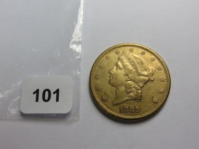 Monnaie or - USA - 20 Dollars Liberty 1889...