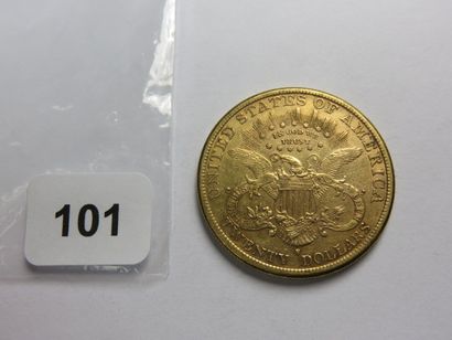 Monnaie or - USA - 20 Dollars Liberty 1889...