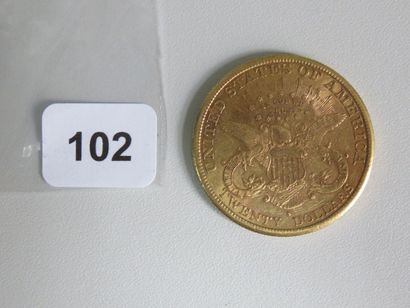 Monnaie or - USA - 20 Dollars Liberty 1890...