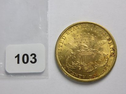 Monnaie or - USA - 20 Dollars Liberty 1894...