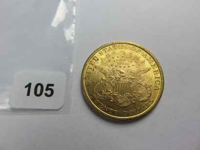 Monnaie or - USA - 20 Dollars Liberty 1896...