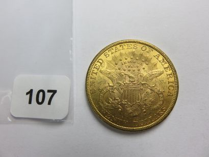 Monnaie or - USA - 20 Dollars Liberty 1898...