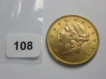 Monnaie or - USA - 20 Dollars Liberty 1900...