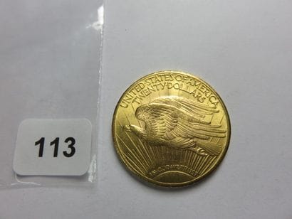 Monnaie or - USA - 20 Dollars Saint-Gaudens...