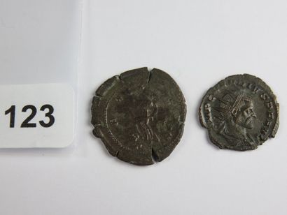 Monnaies - Empire romain - Lot de 2 x Antoniniens...