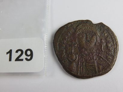 Monnaie - Empire byzantin - Demi-follis de...