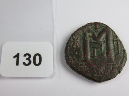 Monnaie - Empire byzantin - Follis de Justinien...