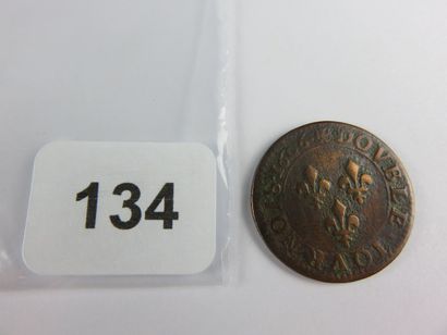 Monnaie Royale - Henri IV - Double Tournois...
