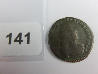 Monnaie Royale - Louis XIV - Liard de France,...