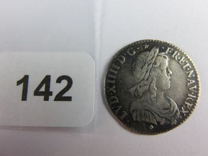 Monnaie Royale - Louis XIV - 1/12 écu à la...