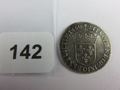 Monnaie Royale - Louis XIV - 1/12 écu à la...