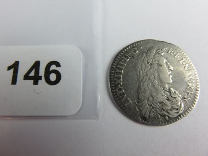 Monnaie Royale - Louis XIV - 1/12 écu aux...