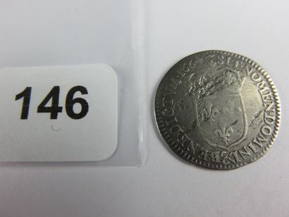 Monnaie Royale - Louis XIV - 1/12 écu aux...