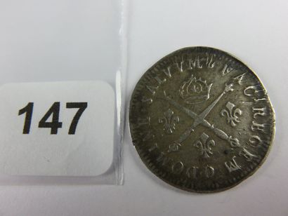 Monnaie Royale - Louis XIV - 10 Sols aux...