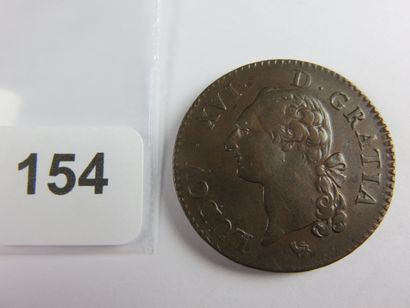 Monnaie Royale - Louis XVI - 1 Sol à l'écu...