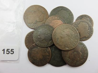 Monnaies Royales - Lot de 11 monnaies de...