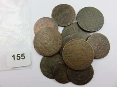 Monnaies Royales - Lot de 11 monnaies de...