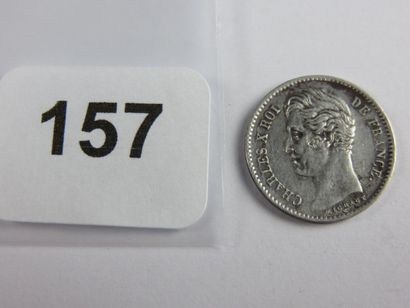 Monnaie - 1/4 Franc Charles X 1828 A (Paris)...