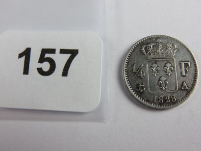 Monnaie - 1/4 Franc Charles X 1828 A (Paris)...