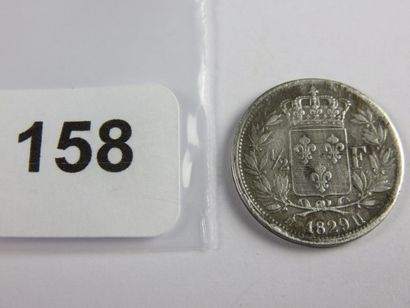 Monnaie - 1/2 Franc Charles X 1829 H (La...