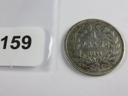 Monnaie - 1 Franc Louis-Philippe 1841 BB...