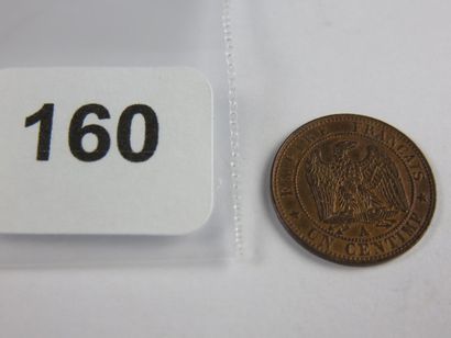 Monnaie - France - 1 Centime Napoléon III,...