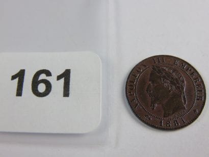 Monnaie - France - 1 Centime Napoléon III,...