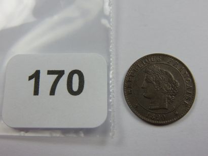 Monnaie - France - 1 Centime Céres 1890 A...