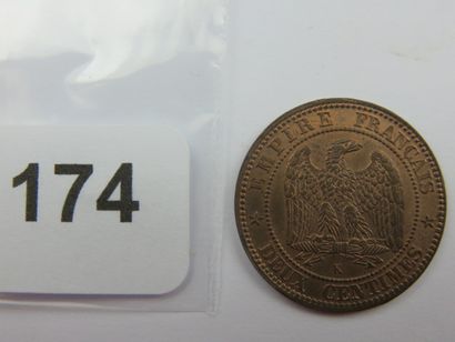 Monnaie - France - 2 Centimes Napoléon III,...