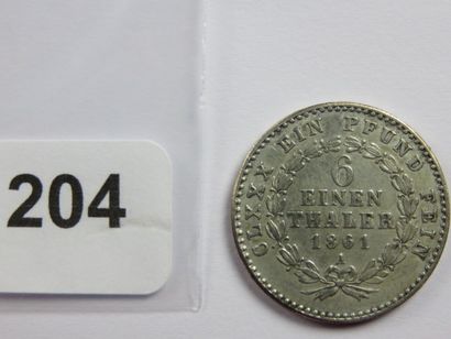 Monnaie - Anhalt - Bernburg (États allemands)...