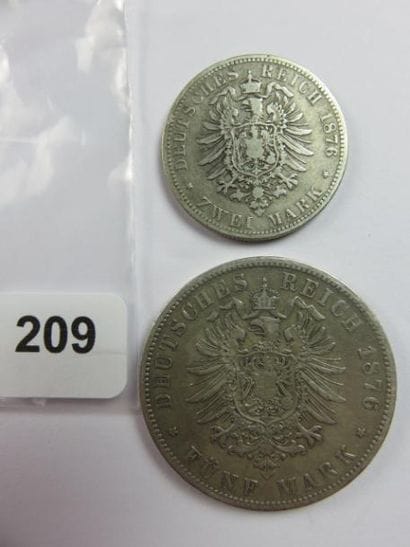 Monnaies - Prusse (États allemands) - Lot...