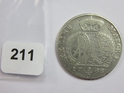 Monnaie - Saxe ligne Albertine (États allemands)...