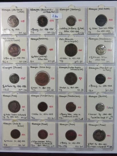 Monnaies - États allemands - Collection de...