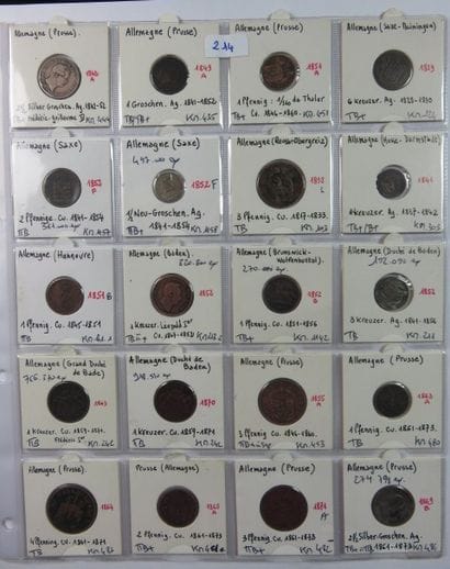 Monnaies - États allemands - Collection de...