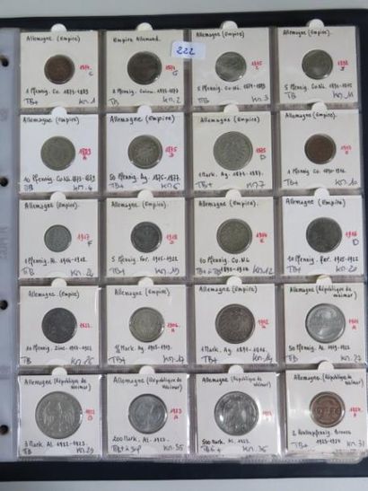 Monnaies - Allemagne - Collection de 114...