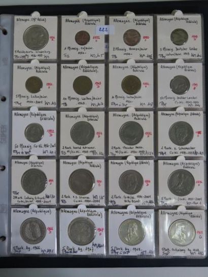 Monnaies - Allemagne - Collection de 114...